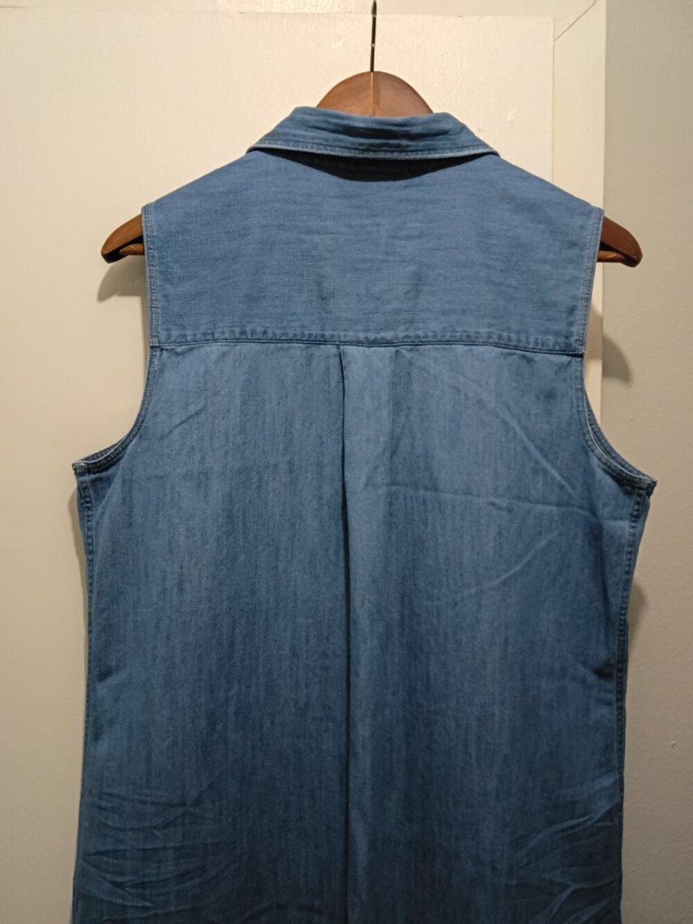 FRANK & EILEEN Rory sleeveless maxi shirtdress (M) - Picture 9 of 16
